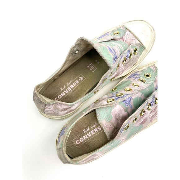 Converse Chuck 70 'Palm Print' Embrodiered Low Top Sneaker - Picture 4 of 8